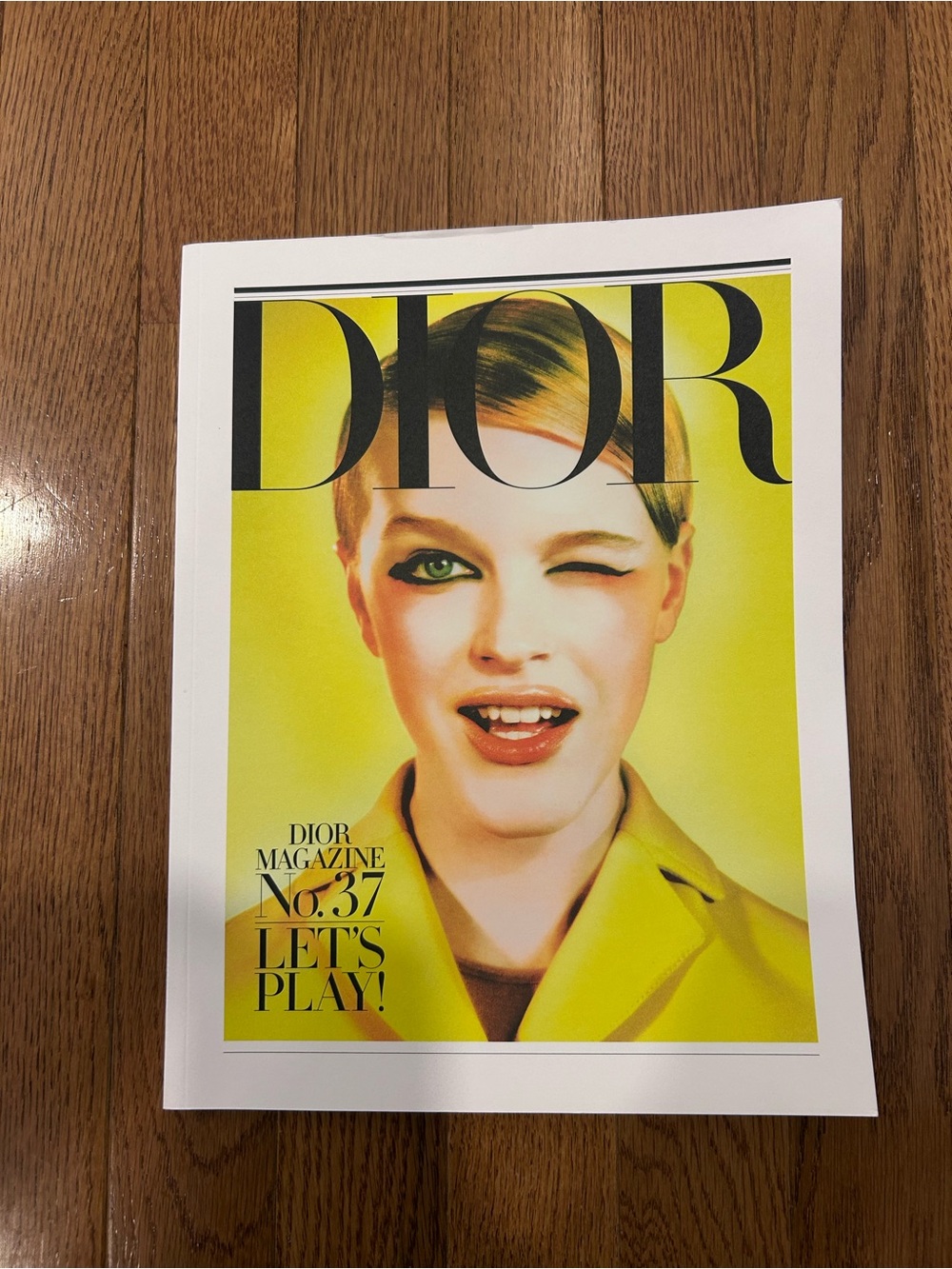 DIOR Yellow Fashion Book